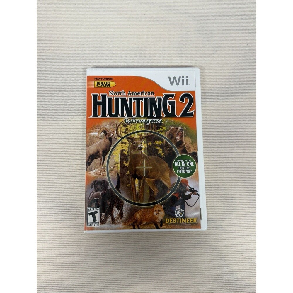 North American Hunting 2 Wii Nintendo Wii Game Used UNTESTED
